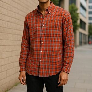 Chaps Mens Shirt, Dressy/Casual, plaid Mens Xlarge